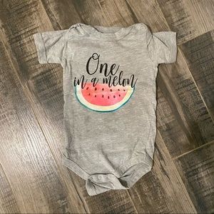 One in a Melon onesie 🍉